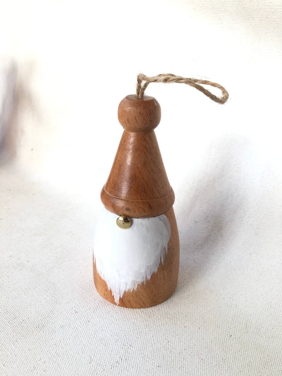 Hand turned Gnome and Santa set