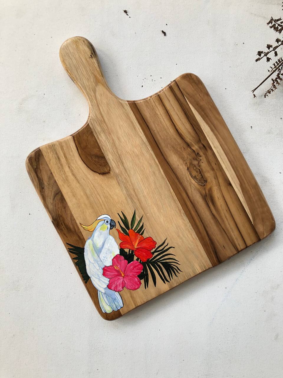 Tropical- Cockatoo Platter