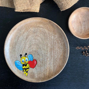 Bumble Bee Heart -snack plate