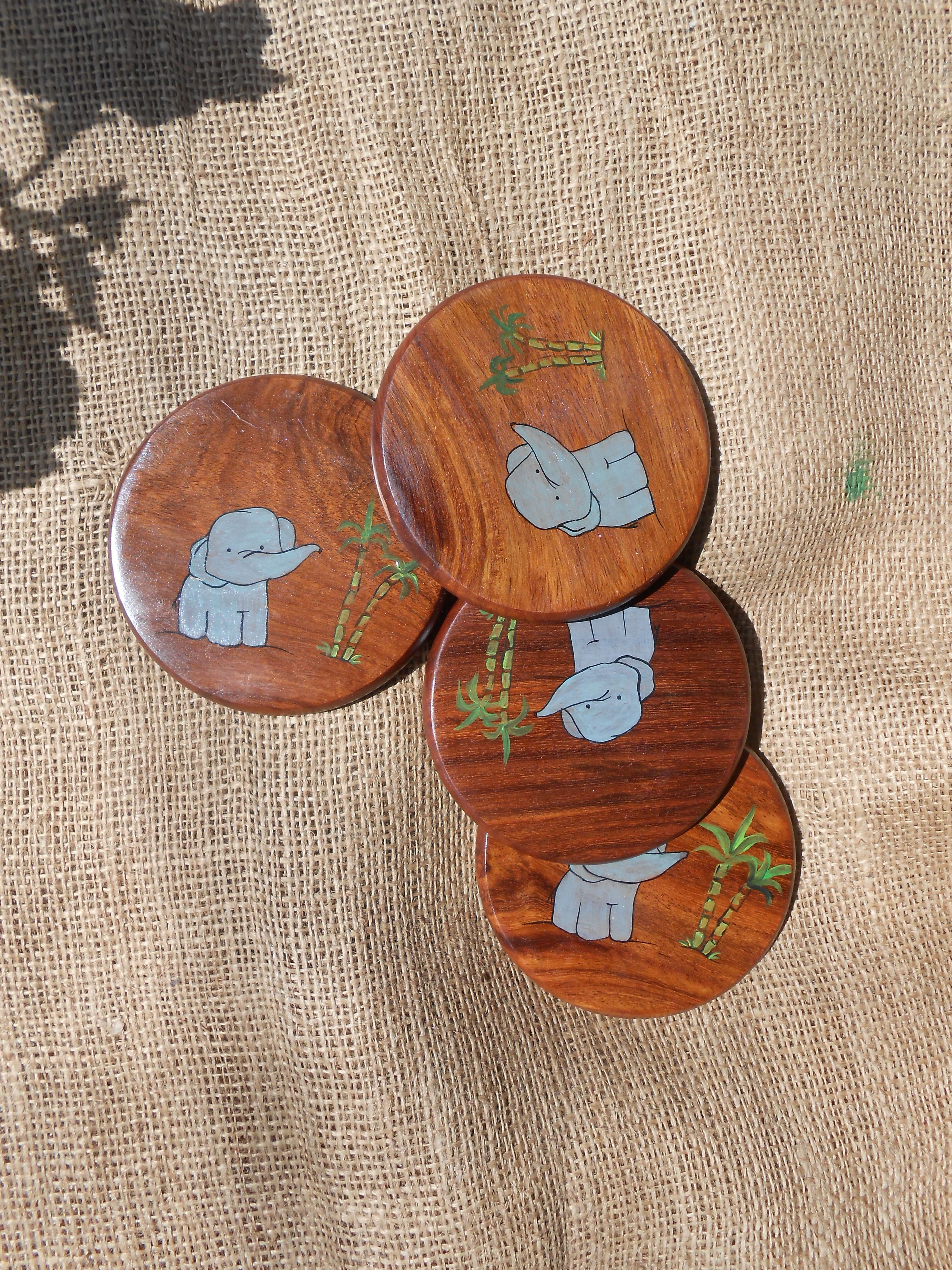 Elephant (Set of 4 coasters)