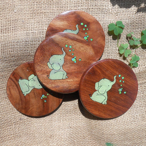 Elephant (Set of 4 coasters)