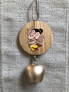 Bal Ganesh handpainted wood hanging BG1