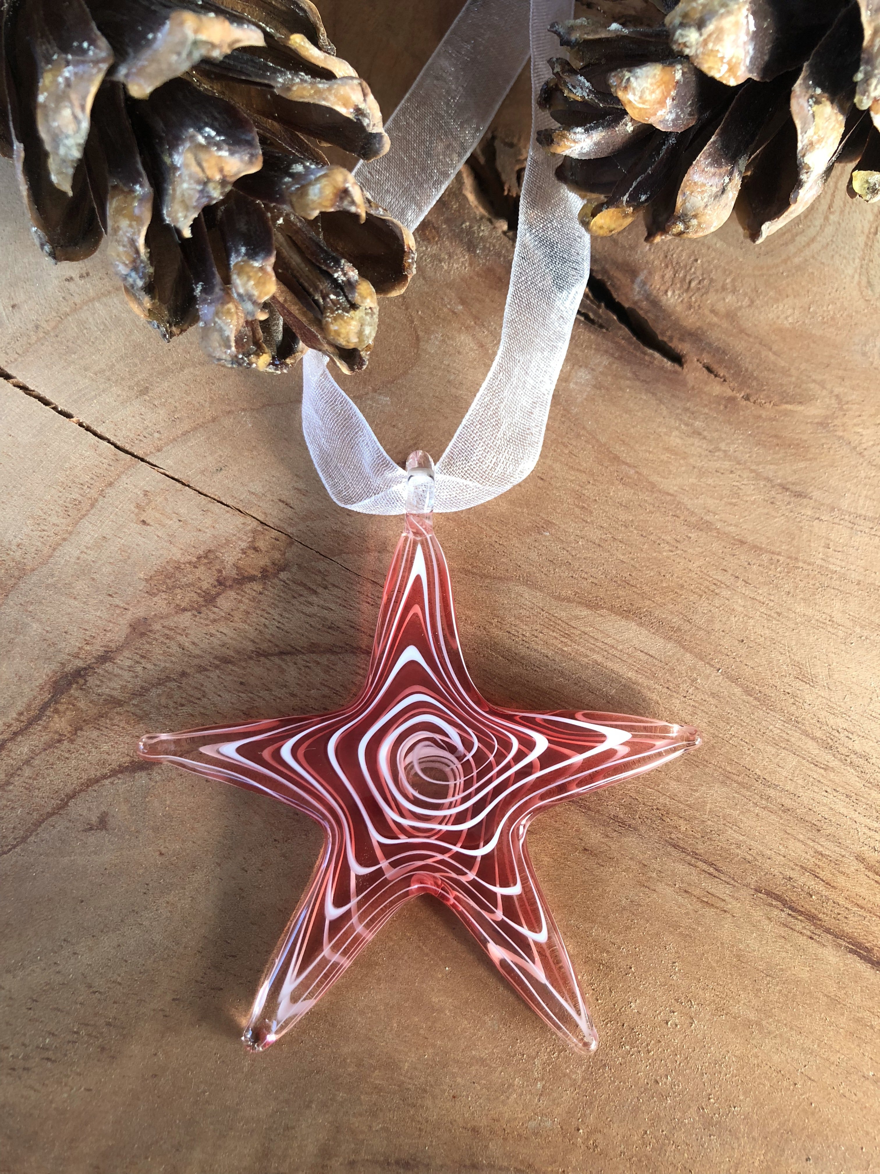 Stars Glass Ornament