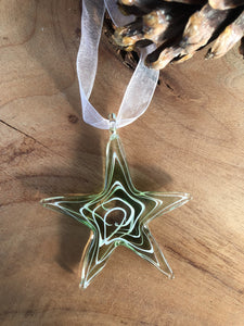 Stars Glass Ornament