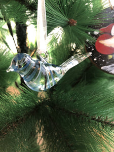 Birds Glass Ornament- Garden