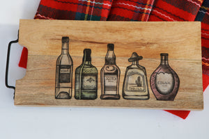 The Bottles rectangle platter