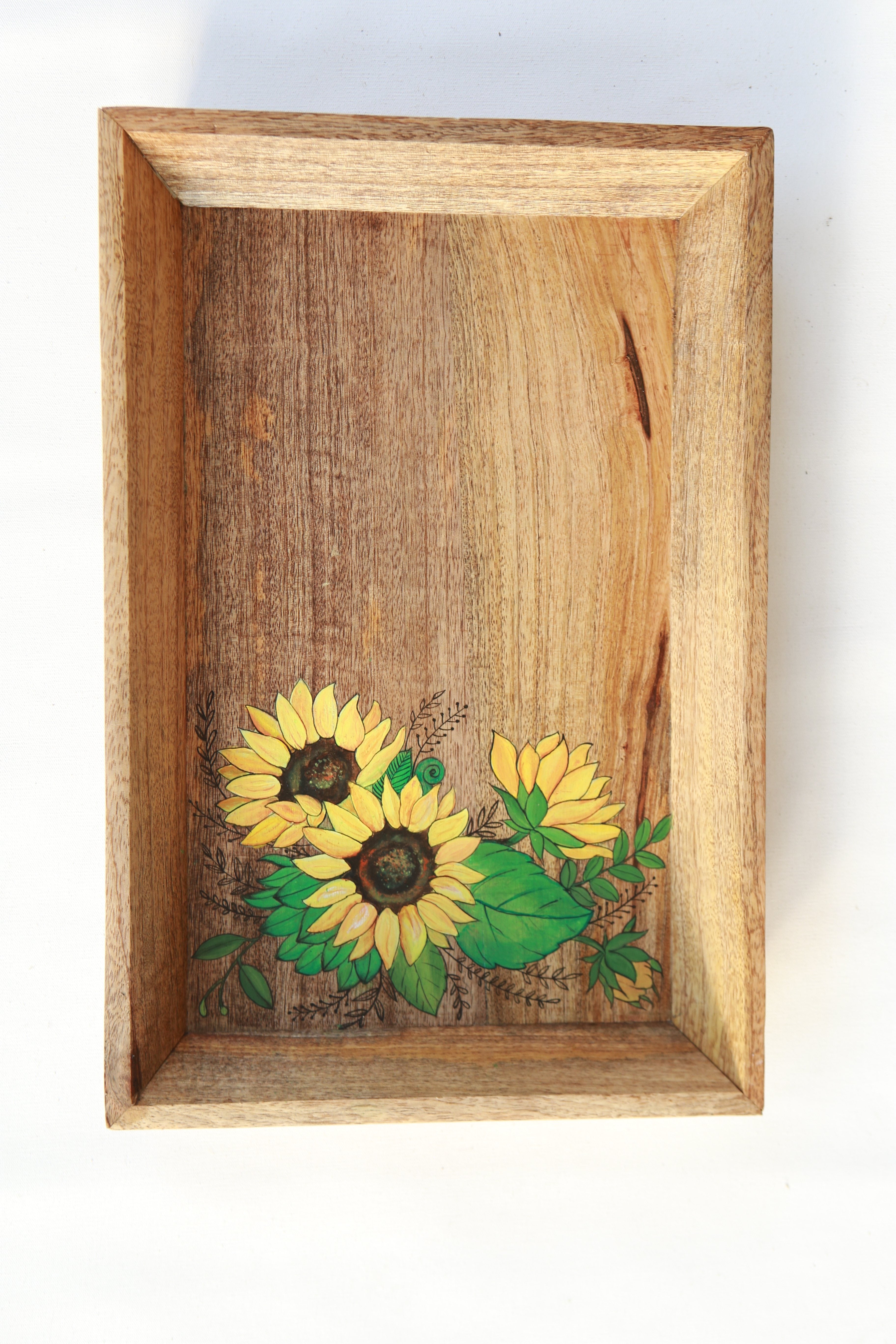 Sunflower Rectangle  Tray