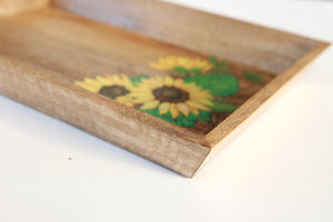 Sunflower Rectangle  Tray