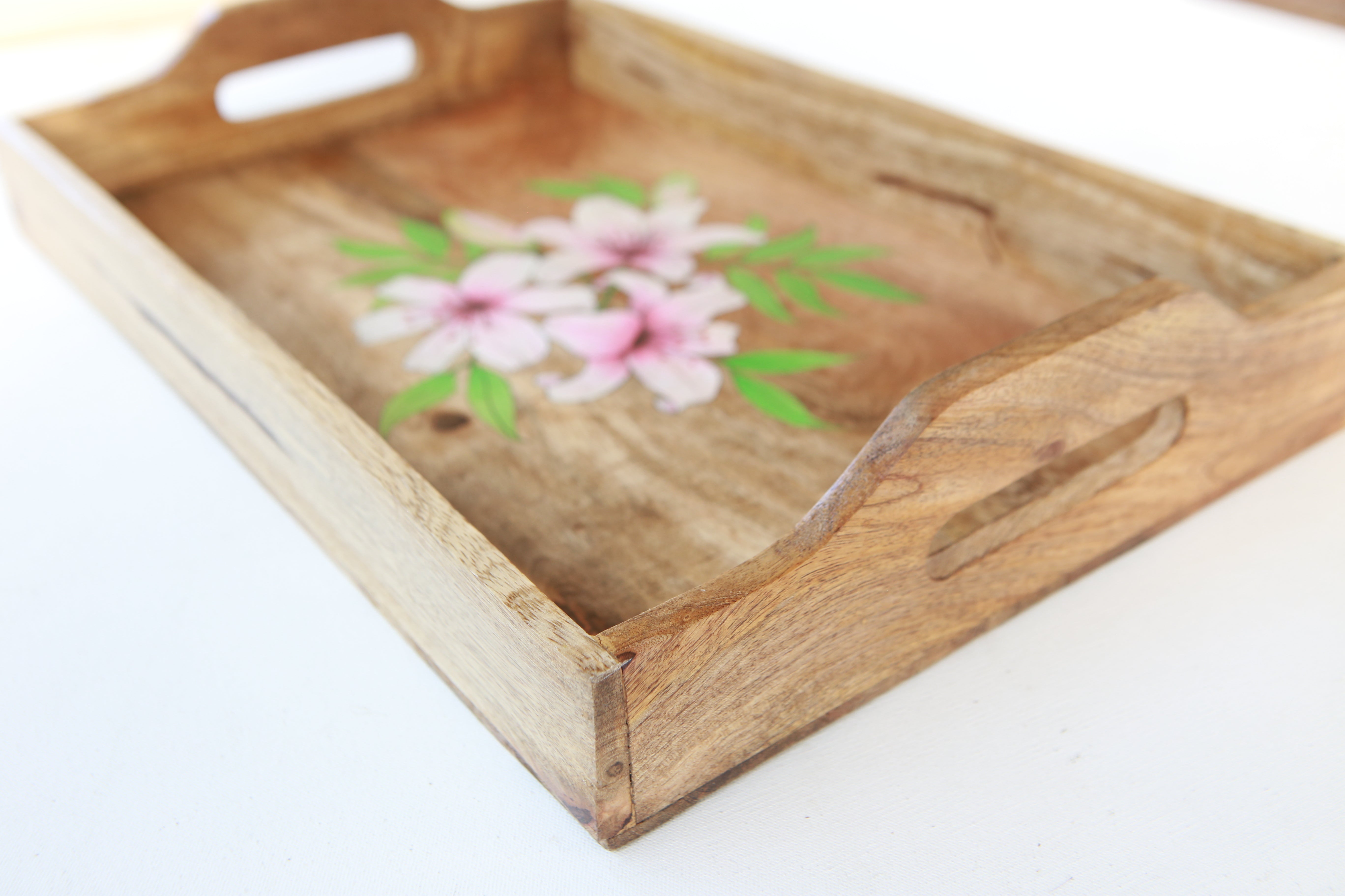 Rectangle Pink Lily Tray