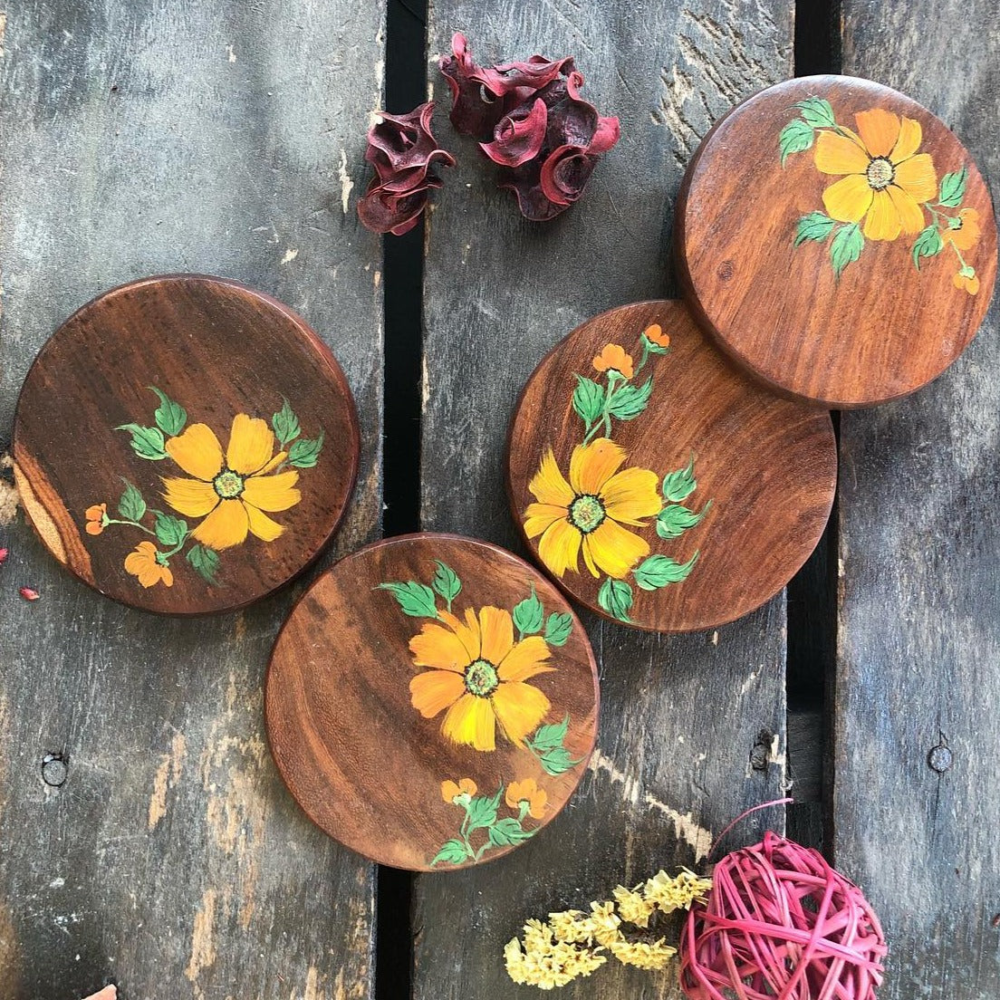 Buttercups (Set of 4 coasters)