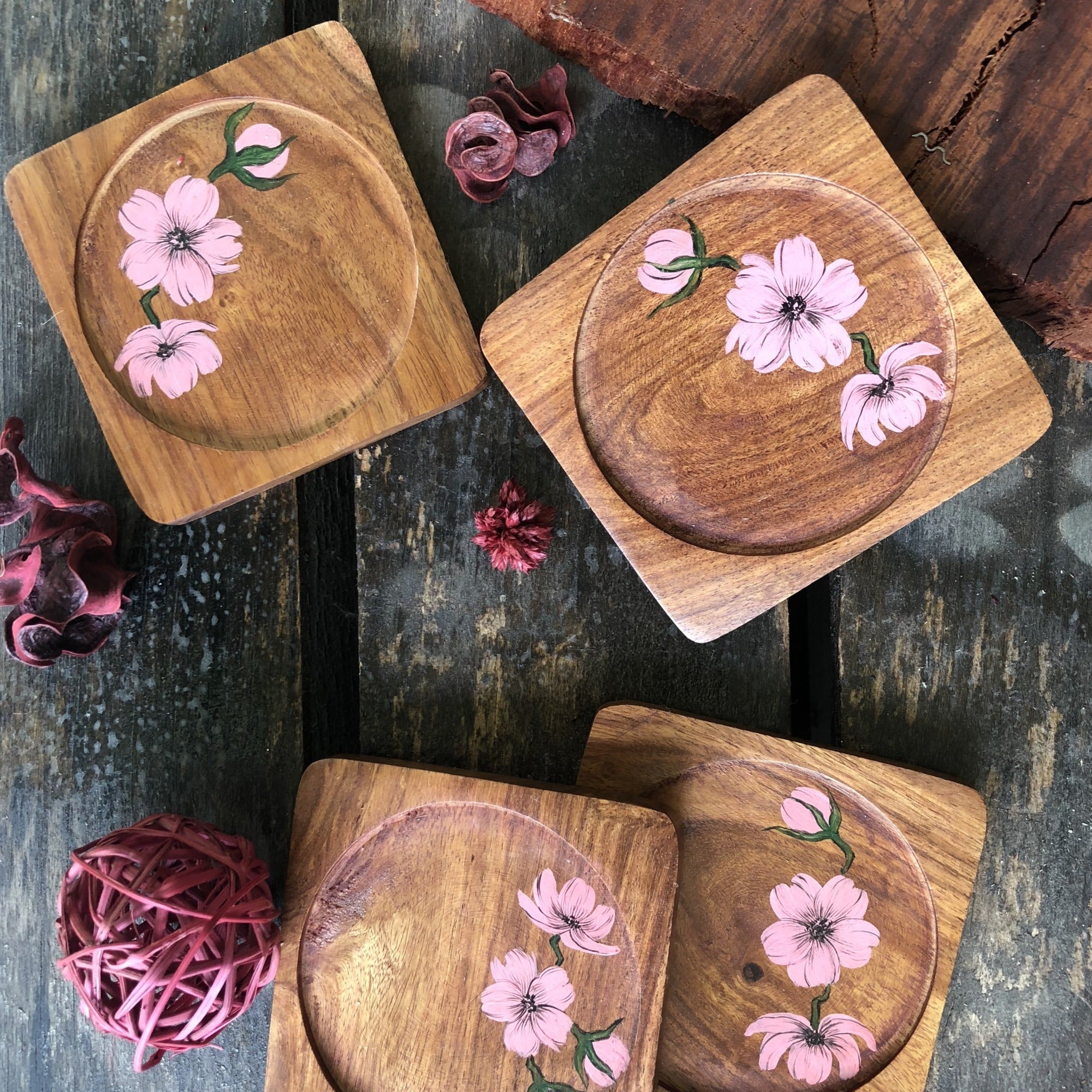 Cosmos Square (Set of 4 coasters)