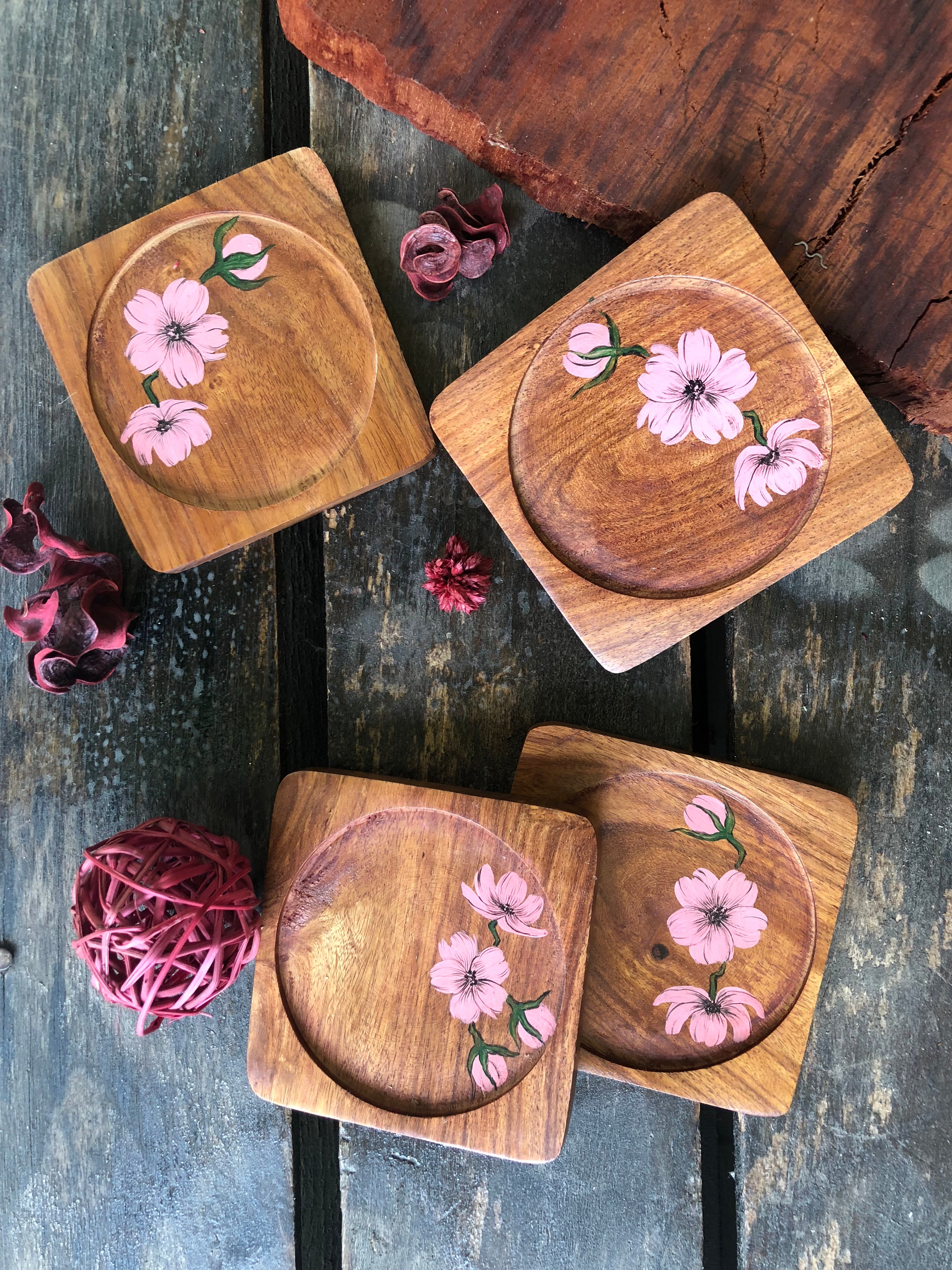 Cosmos Square (Set of 4 coasters)