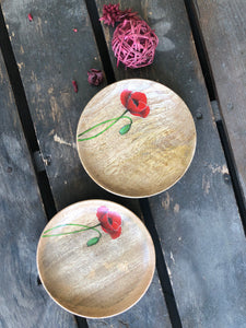 Pretty Poppy Plate 8"