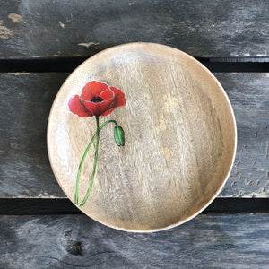 Pretty Poppy Plate 8"