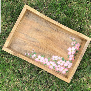 Vibrant Blossoms-Pink Dogwood Tray