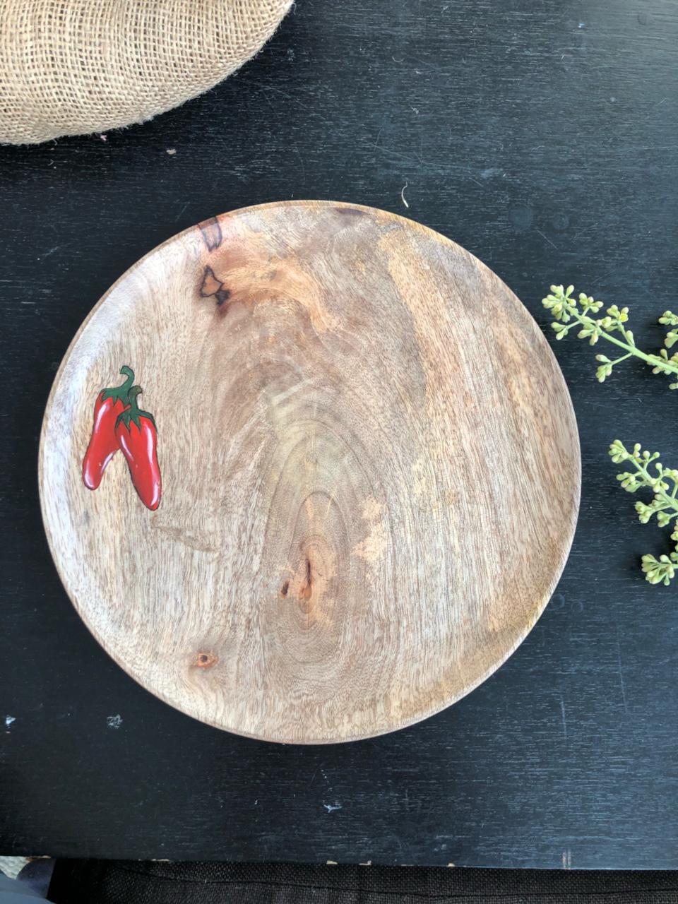 10" Chili Pepper Plate