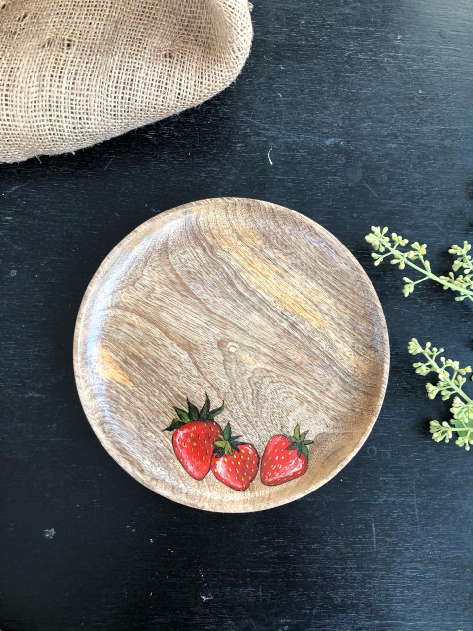 Plump Strawberry Plates