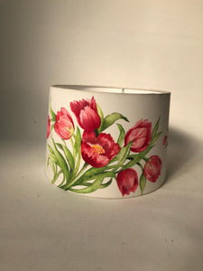 Tulips Handpainted Lampshade