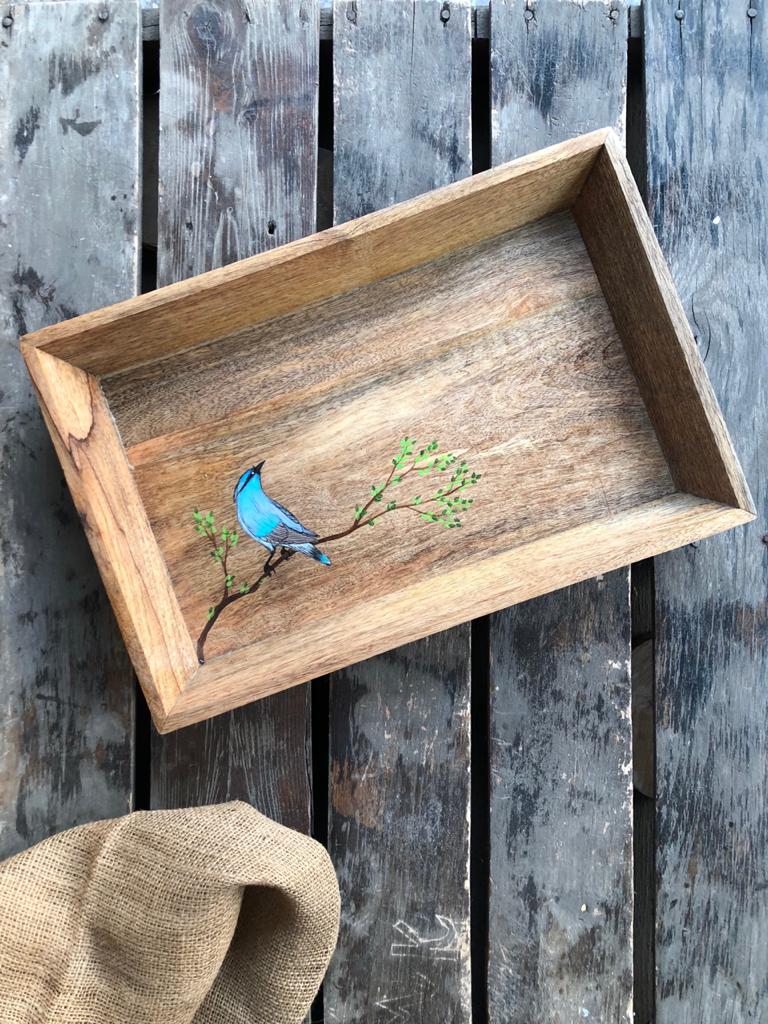 blue bird tray