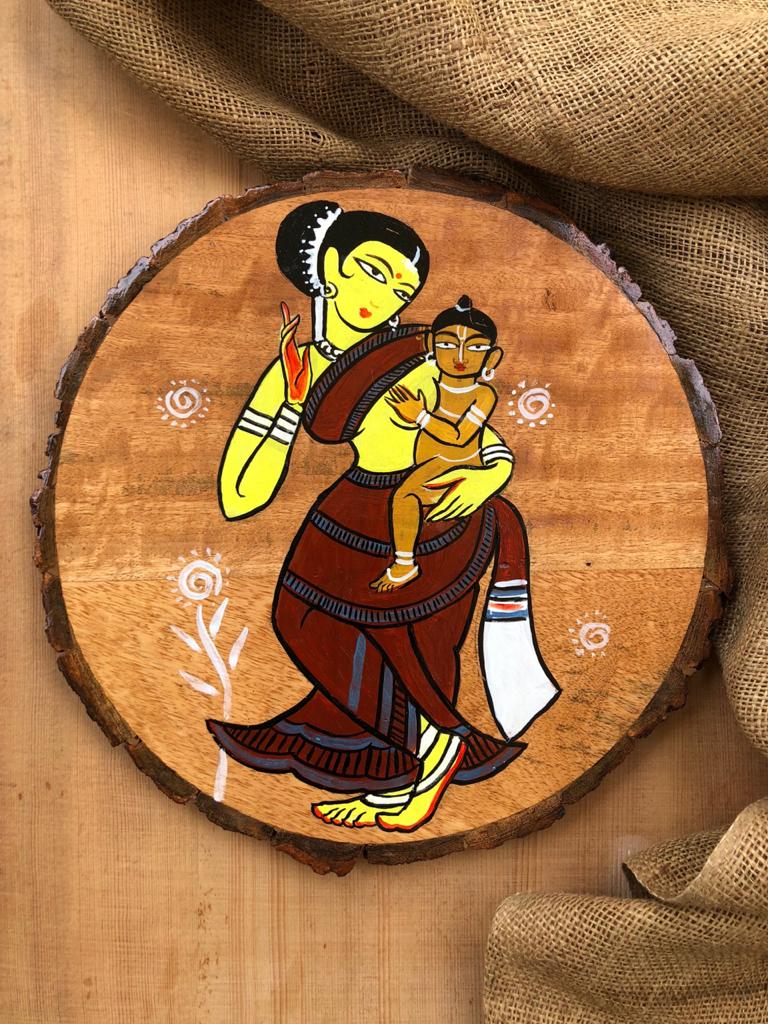 Krishna Yashodha Ma Decorative Wall Plate