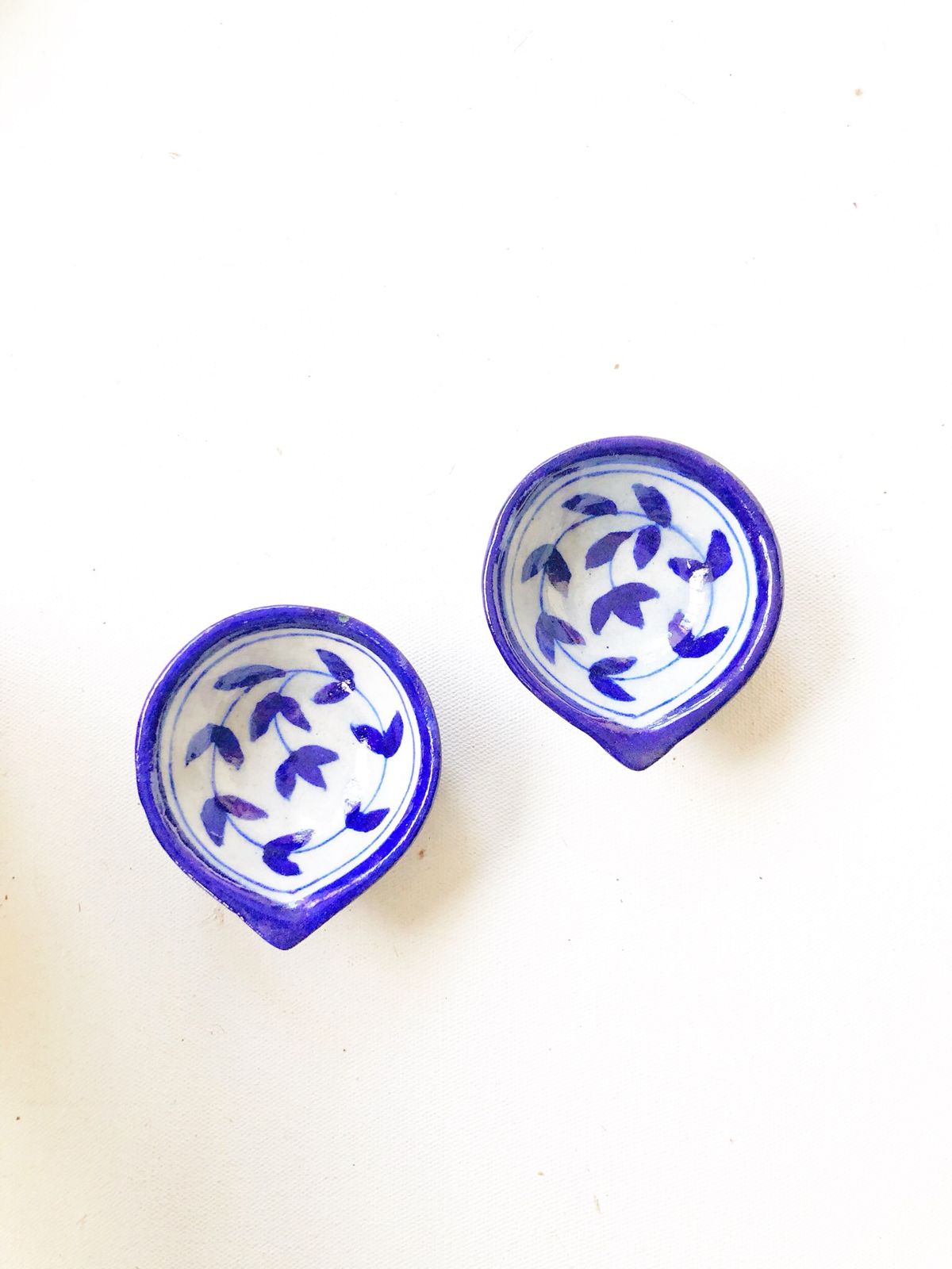 Cool Blue Diya set