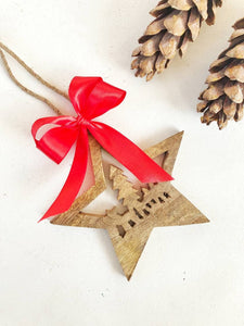 6" Christmas Hanging Star